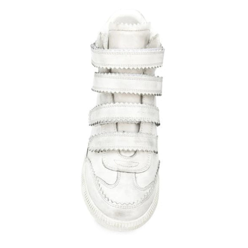 Isabel Marant Bilsy Wedge Sneakers in Beckett White - Size 37